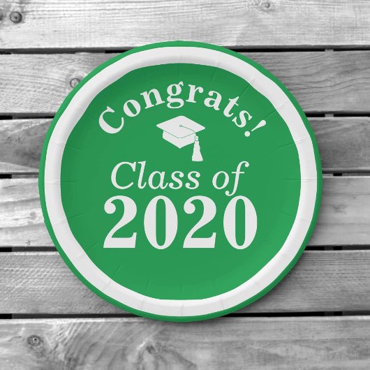 Glückwunsch-Klasse 2024 Pappteller