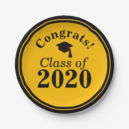 Glückwunsch-Klasse 2024 Pappteller (Vorderseite)