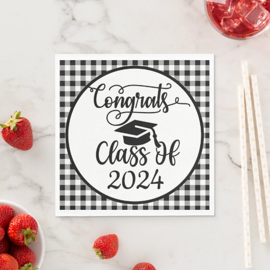 Glückwunsch-Klasse 2024 Serviette (Beispiel)