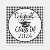 Glückwunsch-Klasse 2024 Serviette (Vorderseite)