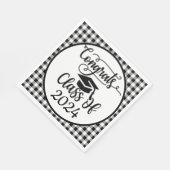 Glückwunsch-Klasse 2024 Serviette (Ecke)