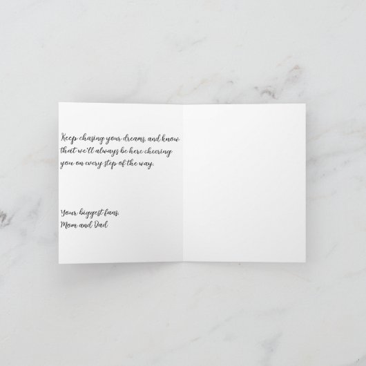 Glückwunsch-Klasse des Hochschulabschlusses 2024 Karte (Innenseite)