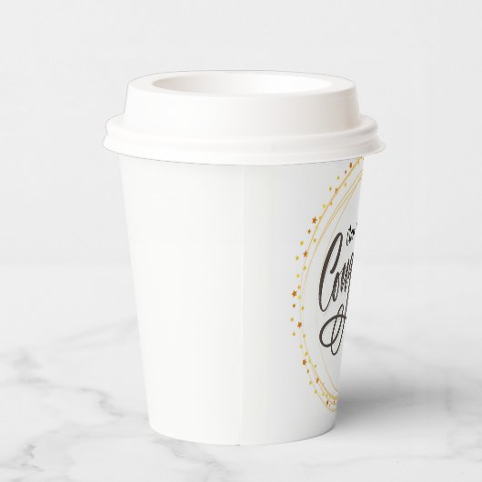 Glückwunsch-Klasse Pappbecher (Rechts)