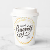 Glückwunsch-Klasse Pappbecher (Vorderseite)