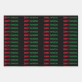 Glückwunsch Kwanzaa Grüße Geschenkpapier Set (Vorderseite 3)