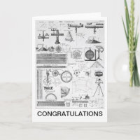 Glückwunsch-Land-Feldmesser-Karte