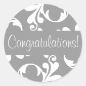 Glückwunsch Leaf Blühte Umschlag Aufkleber (Vorderseite)