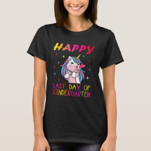 Glückwunsch letzten Kindergarten für Kinder Mädche T-Shirt