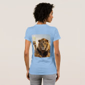 Glückwunsch Löwe T-Shirt (Schwarz voll)