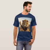 Glückwunsch Löwe T-Shirt (Vorne ganz)