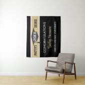 Glückwunsch Master Degree Party Tapestry Wandteppich (Beispiel)