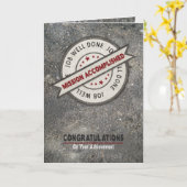 Glückwunsch, Mission erfüllt Karte (Gelbe Blume)