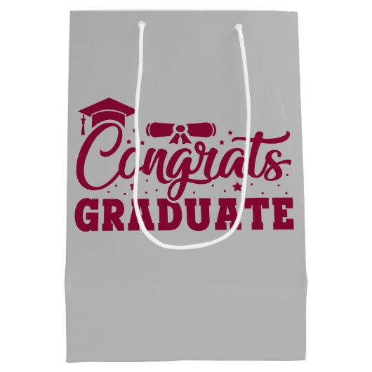 Glückwunsch Mittlere Geschenktüte (Rückseite)