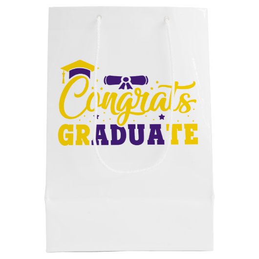 Glückwunsch Mittlere Geschenktüte (Rückseite)