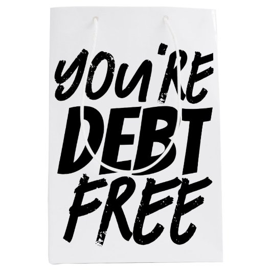 Glückwunsch Mittlere Geschenktüte (Vorderseite)