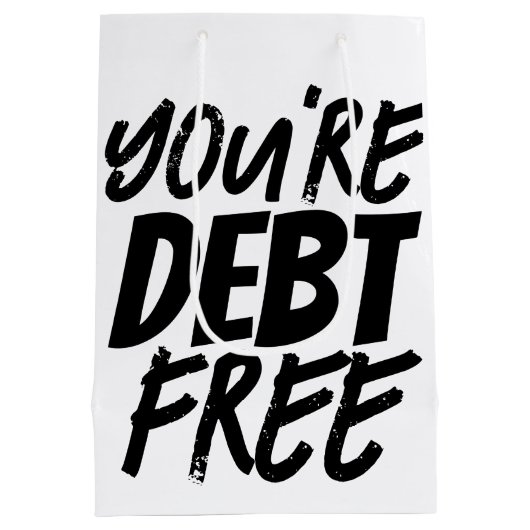 Glückwunsch Mittlere Geschenktüte (Rückseite)