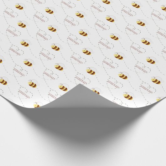 Glückwunsch müssen Papier umblättern Geschenkpapier (Ecke)