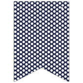 Glückwunsch Navy Glitzer Preppy Bunting Wimpelkette (Erste Fahne)