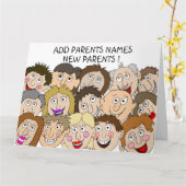 Glückwunsch Neue Eltern Karte (Gelbe Blume)