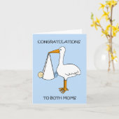 Glückwunsch Neue Gay-Mamas Karte (Gelbe Blume)