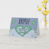 Glückwunsch Neue Großeltern-Karte Karte (Gelbe Blume)