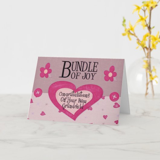 Glückwunsch-neue Großvater-Karte Karte (Gelbe Blume)