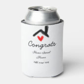 Glückwunsch neue Zuhause-Besitzer echtes Anwesen E Dosenkühler (Kanne Vorderseite)