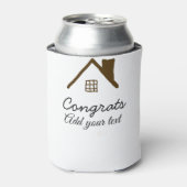 Glückwunsch neue Zuhause-Besitzer echtes Anwesen E Dosenkühler (Kanne Vorderseite)
