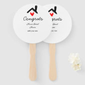 Glückwunsch neue Zuhause-Besitzer echtes Anwesen E Fächer (Vorne und Hinten)