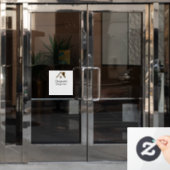 Glückwunsch neue Zuhause-Besitzer echtes Anwesen E Fensteraufkleber (Büro Tür)