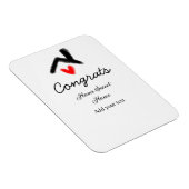 Glückwunsch neue Zuhause-Besitzer echtes Anwesen E Magnet (Rechte Seite)