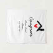 Glückwunsch neue Zuhause-Besitzer echtes Anwesen E Wandteppich (Vorderseite (Horizontal))