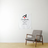 Glückwunsch neue Zuhause-Besitzer echtes Anwesen E Wandteppich (Beispiel)