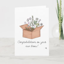 Glückwunsch Neue Zuhause-Karte