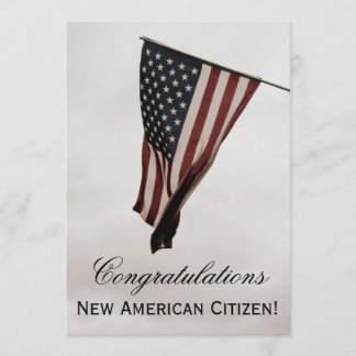 Glückwunsch-neuer amerikanischer Staatsbürger! - Einladung