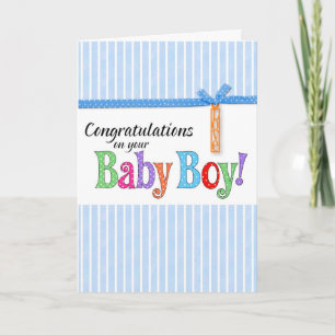 Glückwunsch neuer Baby Karte