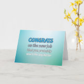 Glückwunsch neuer Spaß Karte (Gelbe Blume)