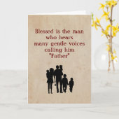 Glückwunsch Neuer Vater Karte (Gelbe Blume)