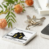 Glückwunsch-neues Zuhause-Haus-Schlüsselkette Schlüsselanhänger (Seite)