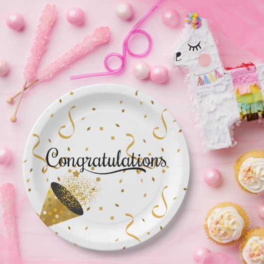 Glückwunsch Pappteller (Party)