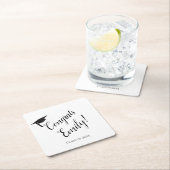 Glückwunsch Personalisiert Abschluss Untersetzer (Vor Ort)