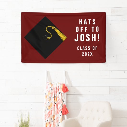 Glückwunsch personalisierter Abschluss Banner (Insitu)