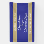 Glückwunsch Ph. D.! Promotionsbanner Banner (Vertikal)