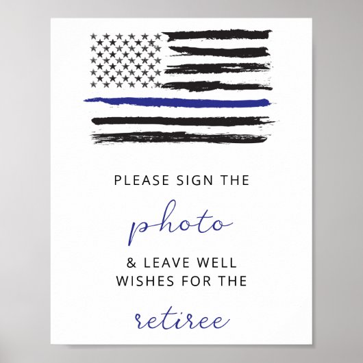 Glückwunsch Polizeibeamte Party Polizeibeamte Poster (Vorne)