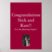 Glückwunsch Poster (Vorne)