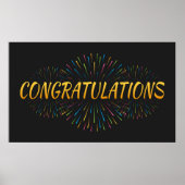 Glückwunsch Poster (Vorne)