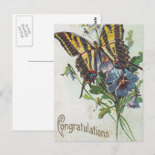 Glückwunsch Postkarte (Vorne/Hinten)