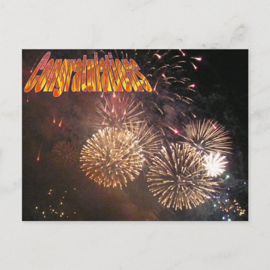 Glückwunsch Postkarte (Vorderseite)