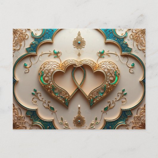 Glückwunsch Postkarte Mabrouk (Vorderseite)