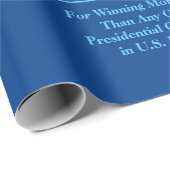 Glückwunsch Präsident Biden Most Voted Candidate B Geschenkpapier (Rolleneckpunkt)